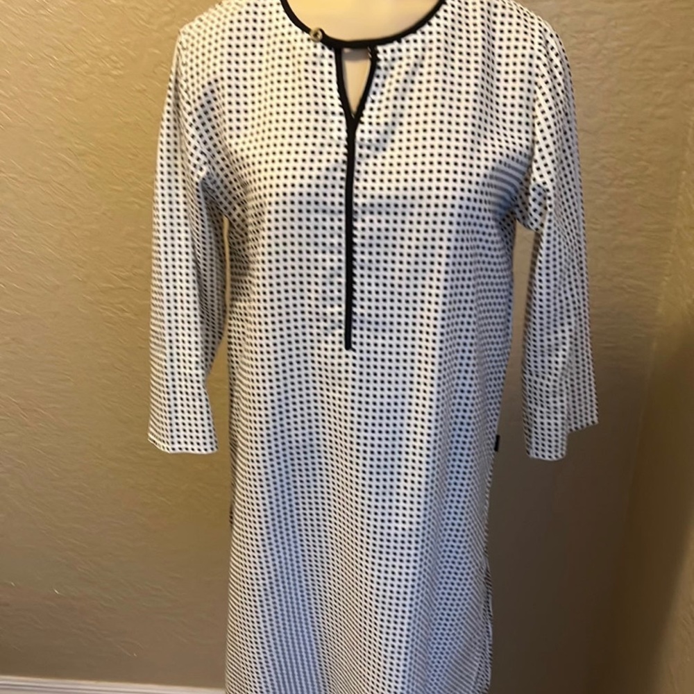 Black and white shirt only Kameez